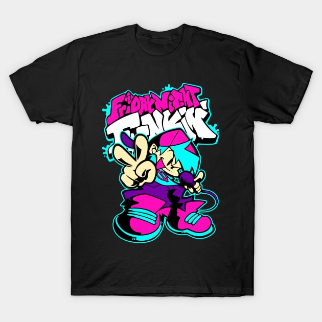 Friday Night Funkin T-Shirt by vesterias